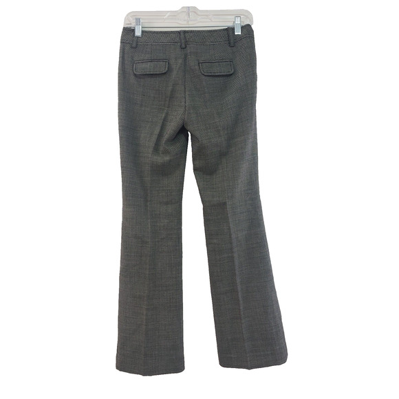 Banana Republic Ryan Fit Wool Stretch Black/White Boot Pants Women's sz 0 Work - Picture 2 of 8